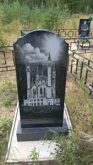 Изготовленный памятник из гранита, работа 97