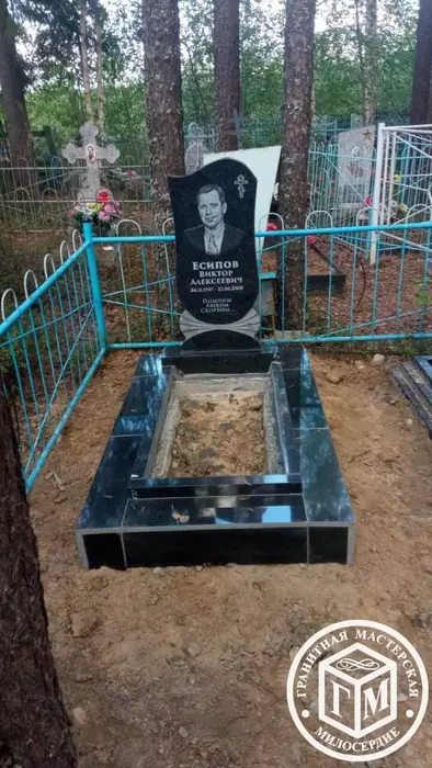 Изготовленный памятник из гранита, работа 7
