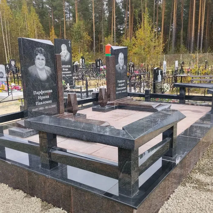 Изготовленный памятник из гранита, работа 21