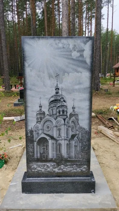 Изготовленный памятник из гранита, работа 6