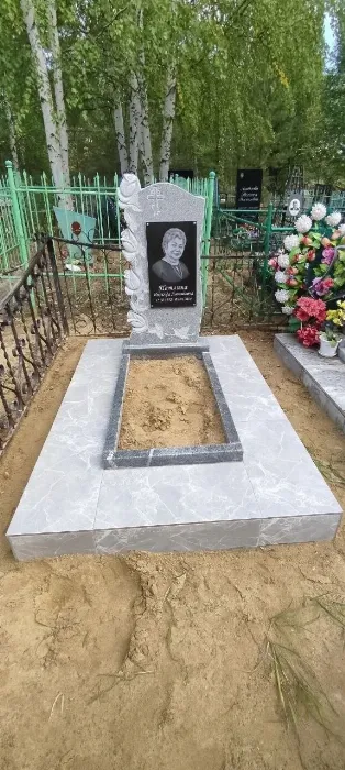 Изготовленный памятник из гранита, работа 14