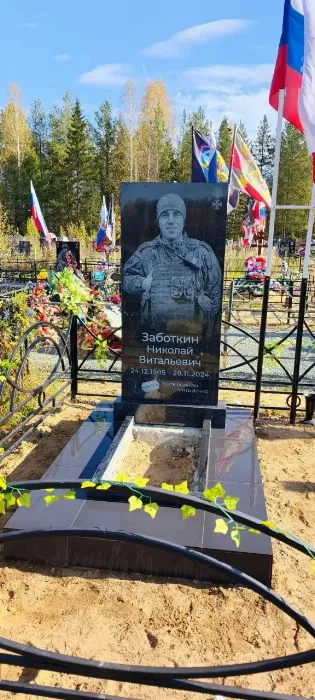 Изготовленный памятник из гранита, работа 15